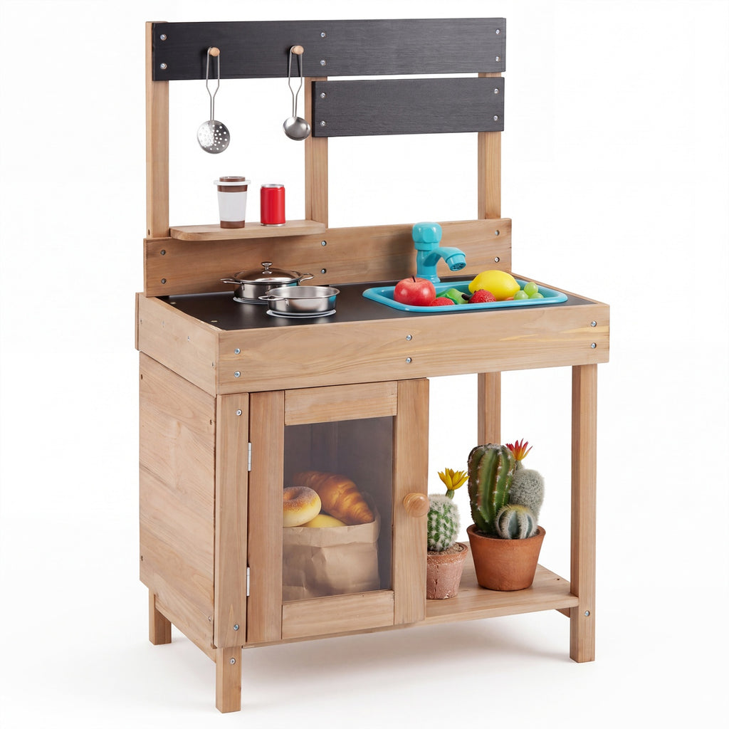 Outdoor Play Kitchen with Sink & Storage SproutHands™