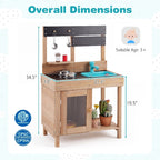 Outdoor Play Kitchen with Sink & Storage SproutHands™
