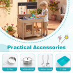 Outdoor Play Kitchen with Sink & Storage SproutHands™