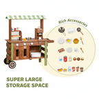 Outdoor-Spielküchenwagen aus Holz mit Zubehör SproutHands™ 