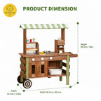 Outdoor-Spielküchenwagen aus Holz mit Zubehör SproutHands™ 