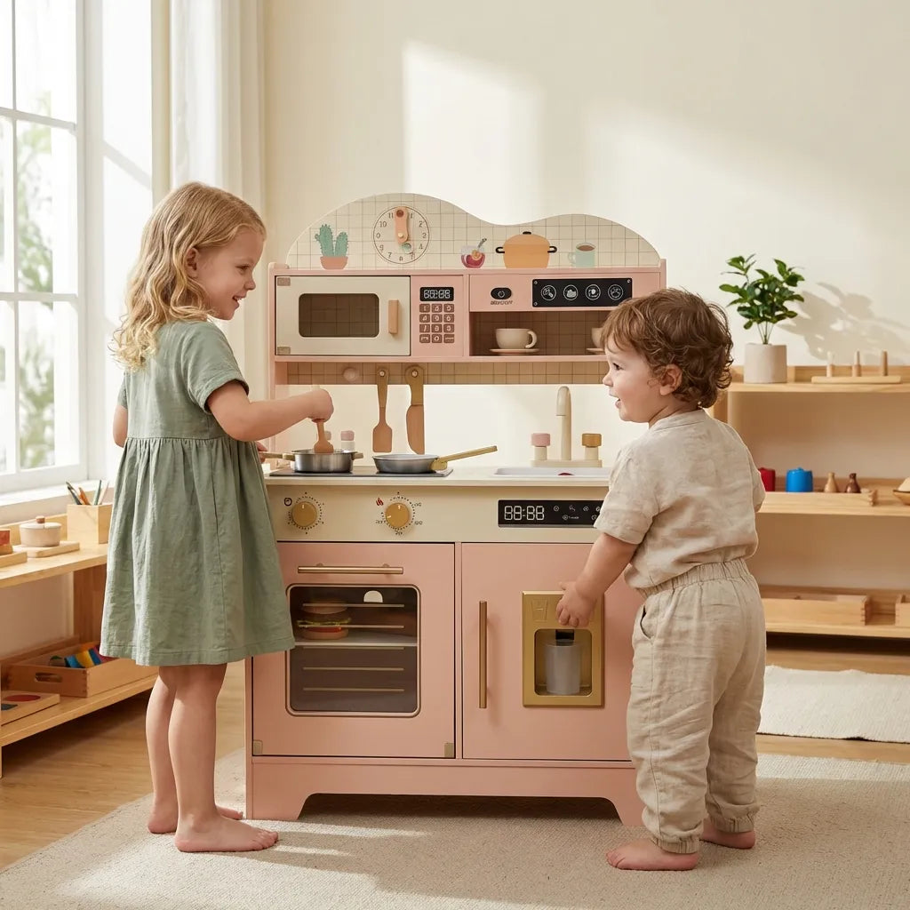 Kids Wooden Kitchen Accessories
