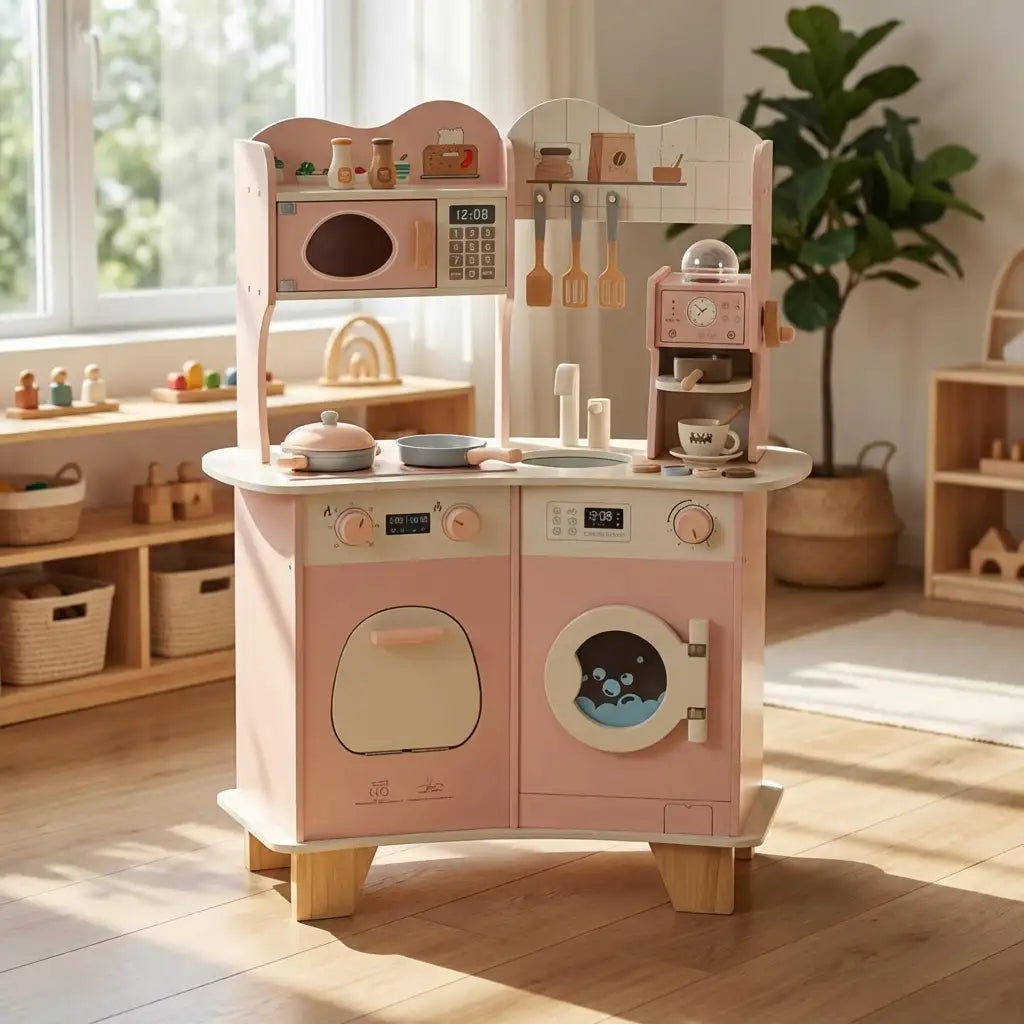 Wooden Kitchen Set
