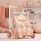 Pink Wooden Baby Walker SproutHands™