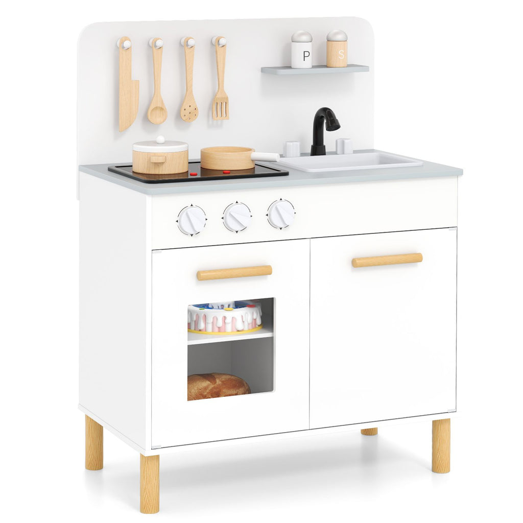 Kids Play Kitchen with Light-Up Stove & Sounds SproutHands™