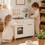 Kids Play Kitchen with Light-Up Stove & Sounds SproutHands™