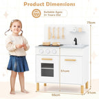 Kids Play Kitchen with Light-Up Stove & Sounds SproutHands™