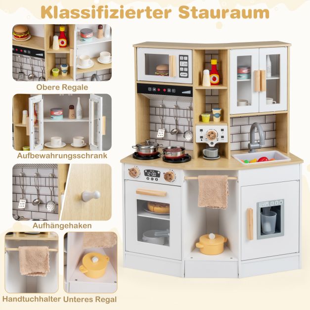 Eckspielküche mit Lichtern, Geräuschen und Eiswürfelbereiter SproutHands™