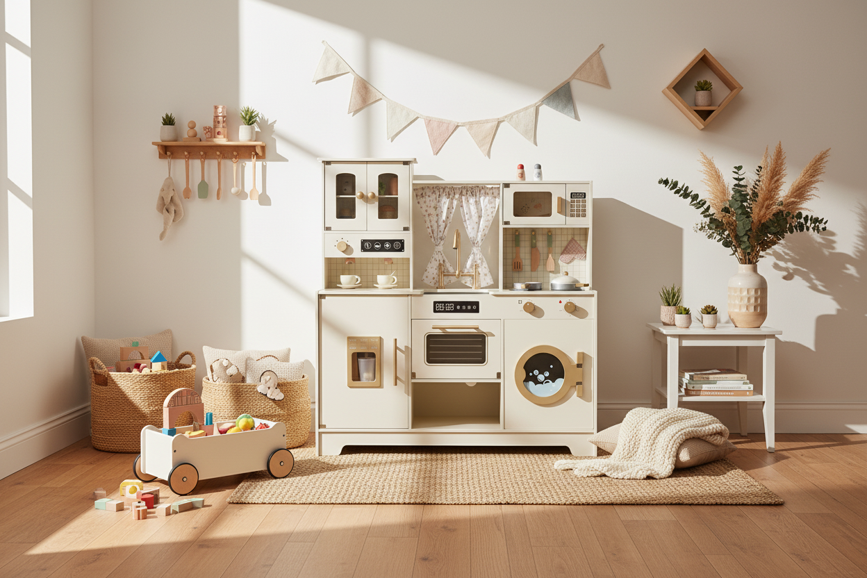 Playroom Scene - Kitchen Against Wall