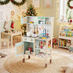 Rattan Play Kitchen with Chalkboard SproutHands™