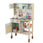 Rattan Play Kitchen with Chalkboard SproutHands™