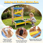 Sand- und Wassertisch für Kleinkinder mit 2 Becken von SproutHands™