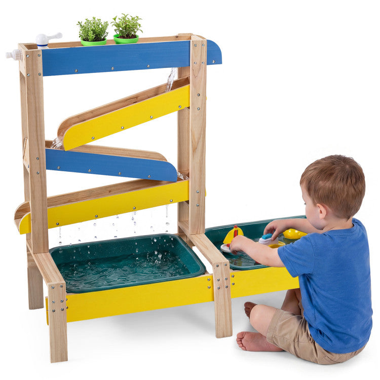 Sand- und Wassertisch für Kleinkinder mit 2 Becken von SproutHands™