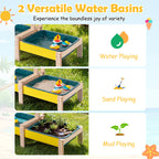 Sand- und Wassertisch für Kleinkinder mit 2 Becken von SproutHands™