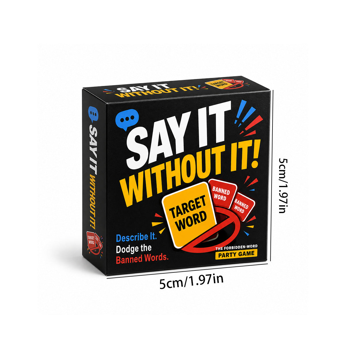 Sag es ohne! – 50-Karten-Wortratespiel für Partys