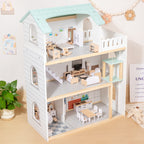 3-stöckiges Puppenhaus aus Holz mit Zubehör SproutHands™ 
