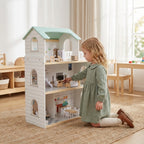 3-stöckiges Puppenhaus aus Holz mit Zubehör SproutHands™ 