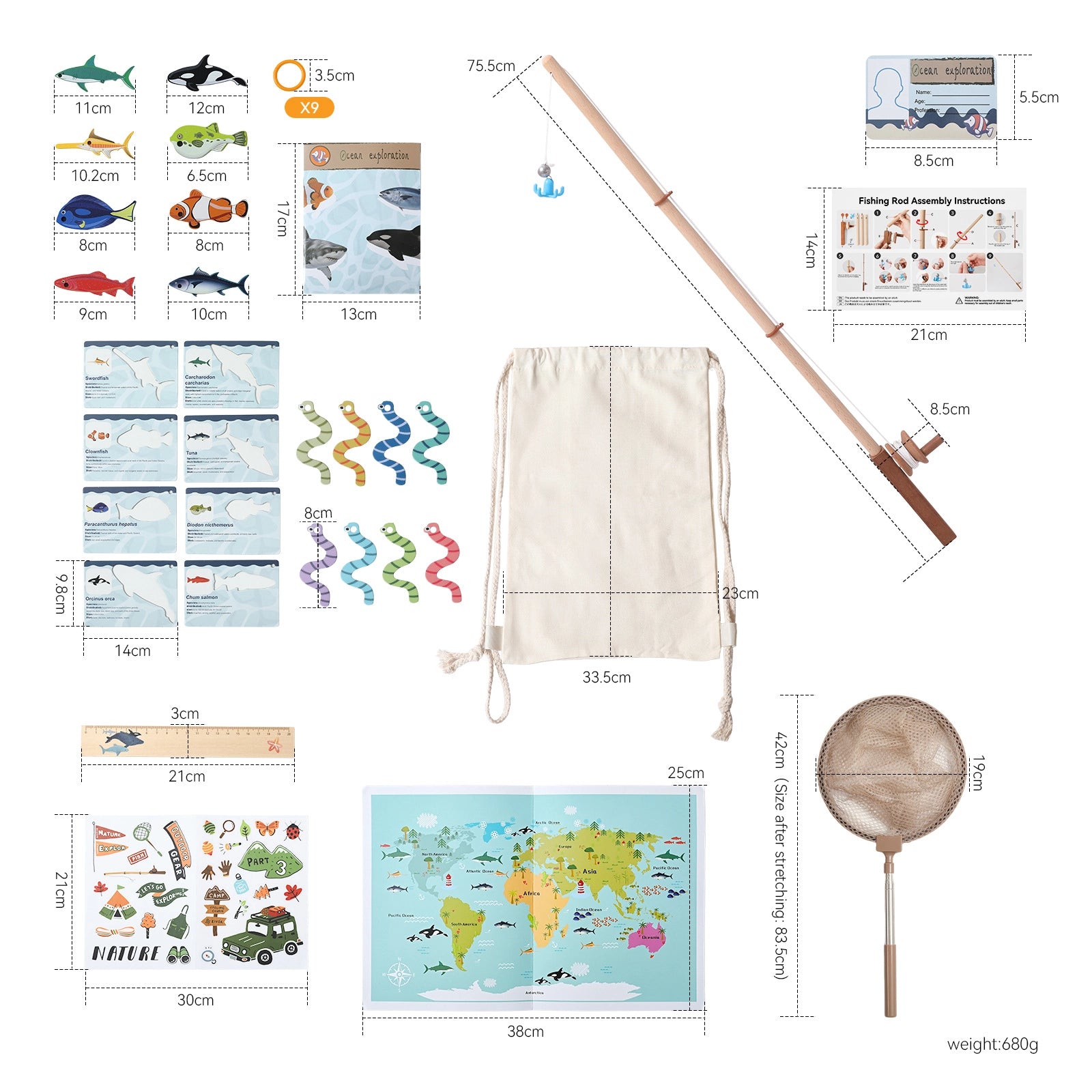 Toddler Magnetic Fishing & Shape Matching Toy | SproutHands™