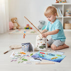 Jouet Magnétique de Pêche & Puzzle de Formes pour Tout-petits | SproutHands™