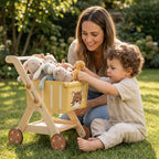 SproutHands™ Wooden Push Cart