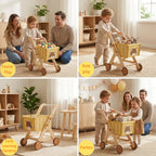 SproutHands™ Wooden Push Cart