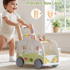 Wooden Baby Push Walker – Adventure Bus SproutHands™