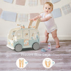 Wooden Baby Push Walker – Adventure Bus SproutHands™