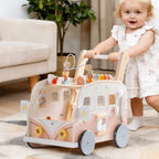 Wooden Baby Push Walker – Adventure Bus SproutHands™