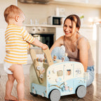 Wooden Baby Push Walker – Adventure Bus SproutHands™