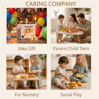 Aliments en Bois pour Cuisine Enfant – Set Boulangerie Montessori SproutHands™