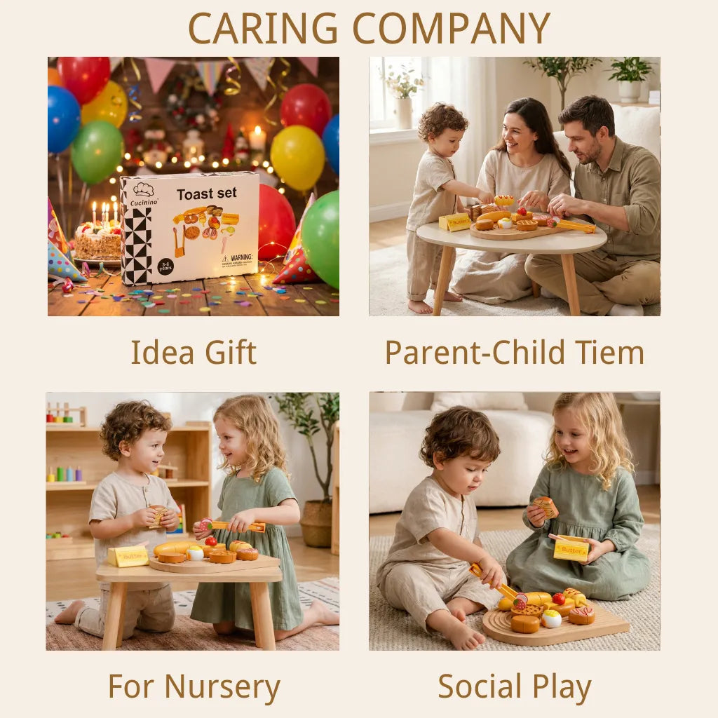 Wooden Food for Play Kitchen