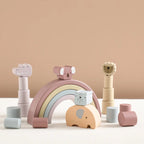 Montessori Wooden Building Blocks - Lunamoa