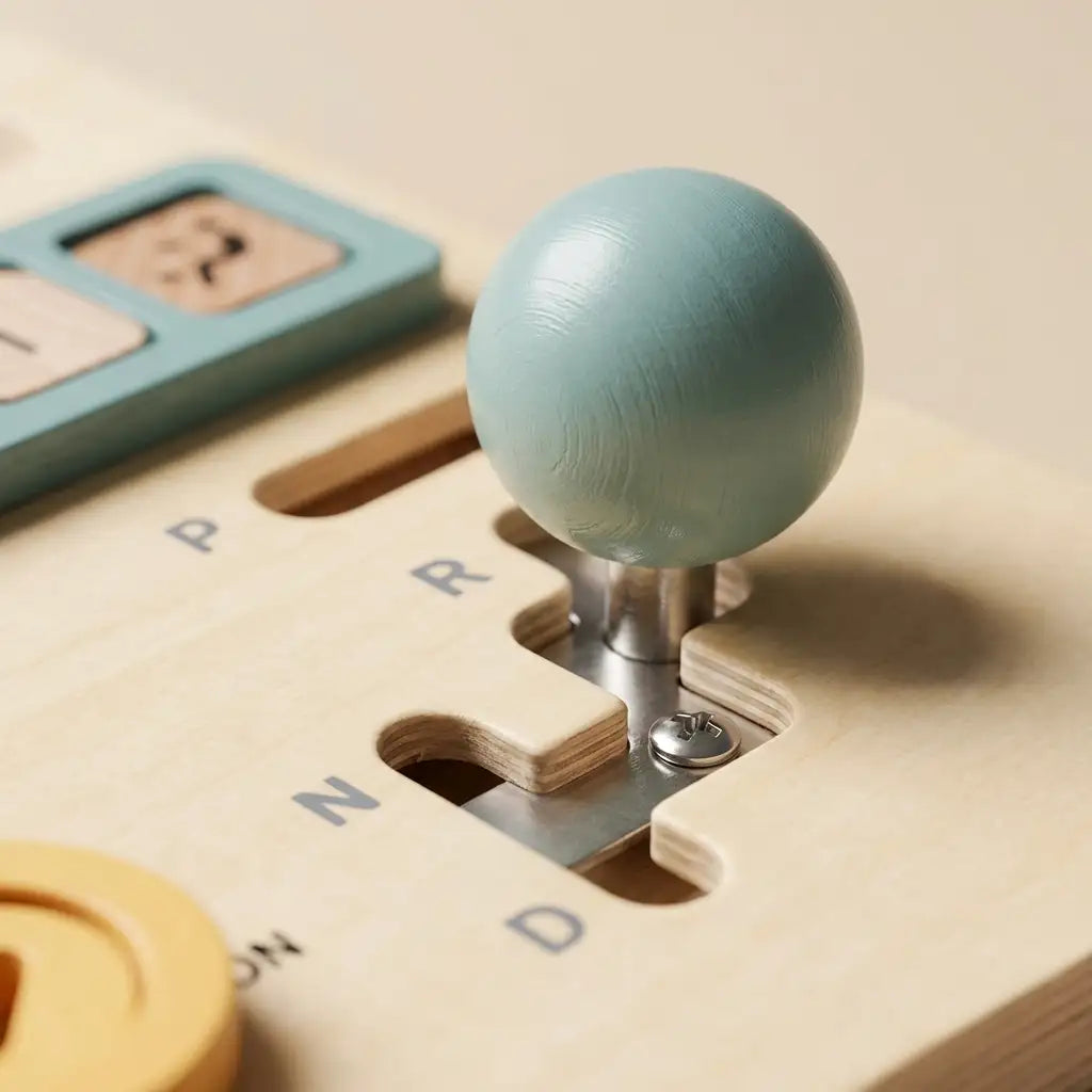 Wooden Car Busy Board