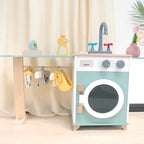 Wooden Washing Machine Toy Set - Lunamoa