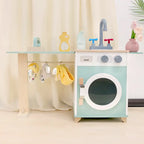Wooden Washing Machine Toy Set - Lunamoa