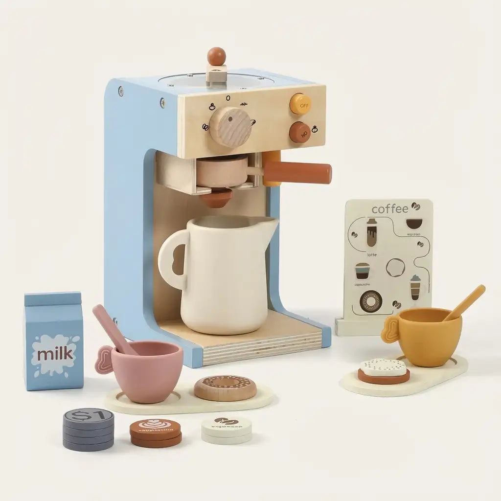 Wooden Coffee Maker Toy