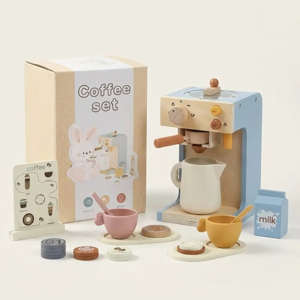 Wooden Coffee Maker Toy