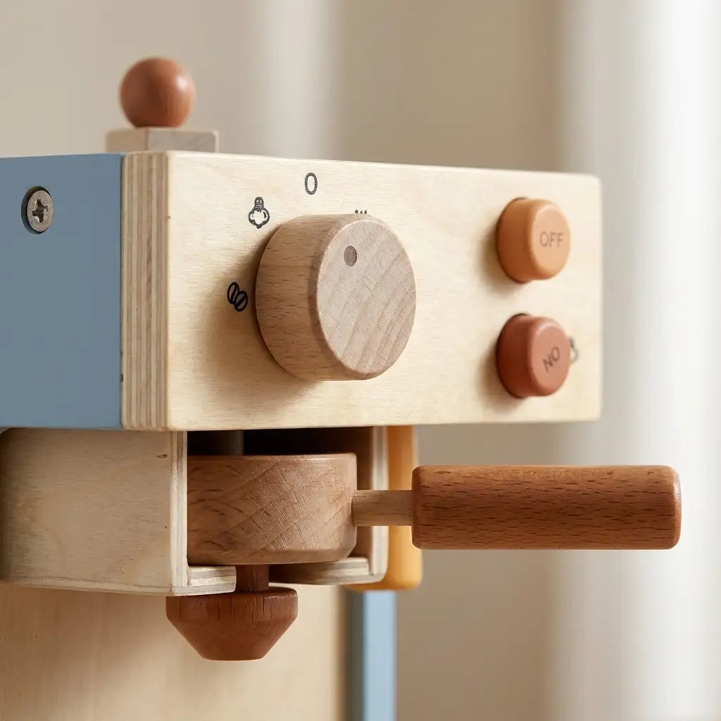 Wooden Coffee Maker Toy