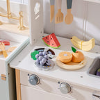 4-in-1 Wooden Cutting Food Playset - Lunamoa
