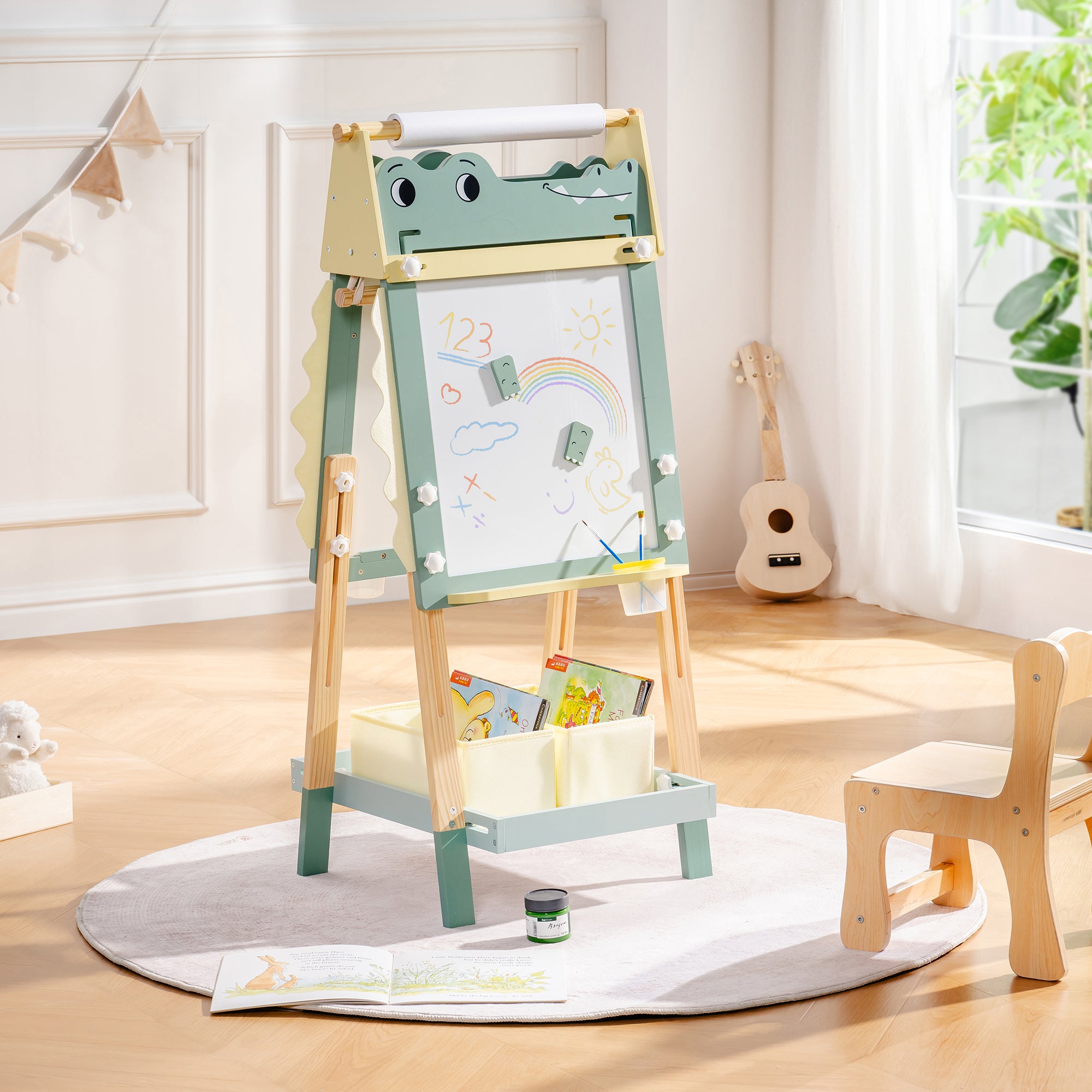 SproutHands™ Wooden Easel for Kids