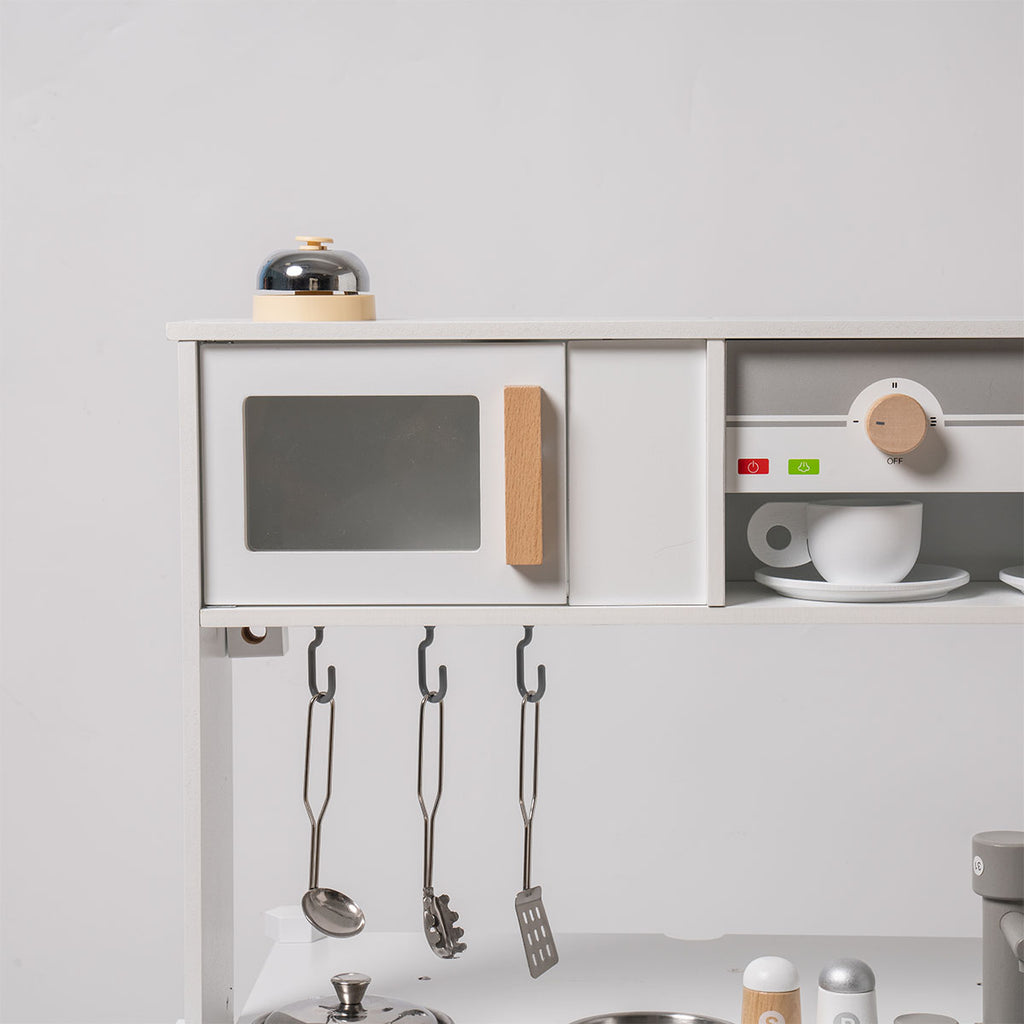 Cuisine Enfant en Bois avec Stickers DIY et Tableau Noir SproutHands™
