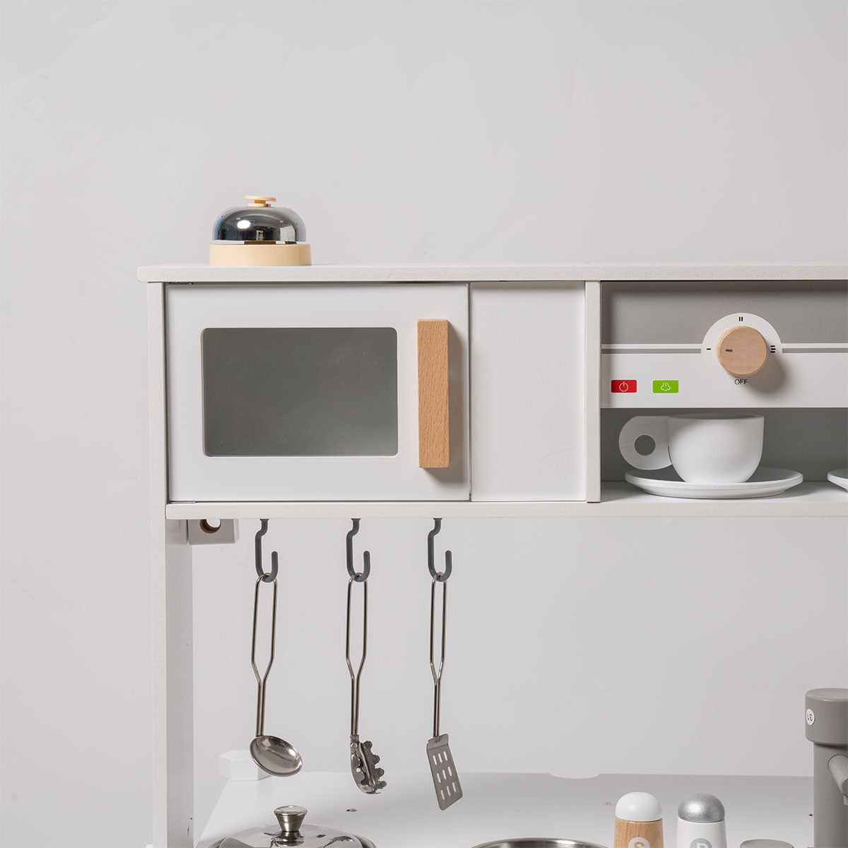 Cuisine Enfant en Bois avec Stickers DIY et Tableau Noir SproutHands™