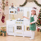 Cuisine en bois pour enfant avec lumières, sons et machine à glaçons SproutHands™