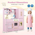 Cuisine en bois pour enfant avec lumières, sons et machine à glaçons SproutHands™