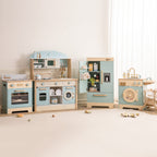 Wooden Toy Kitchen Playset - Lunamoa