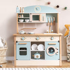 Wooden Toy Kitchen Playset - Lunamoa