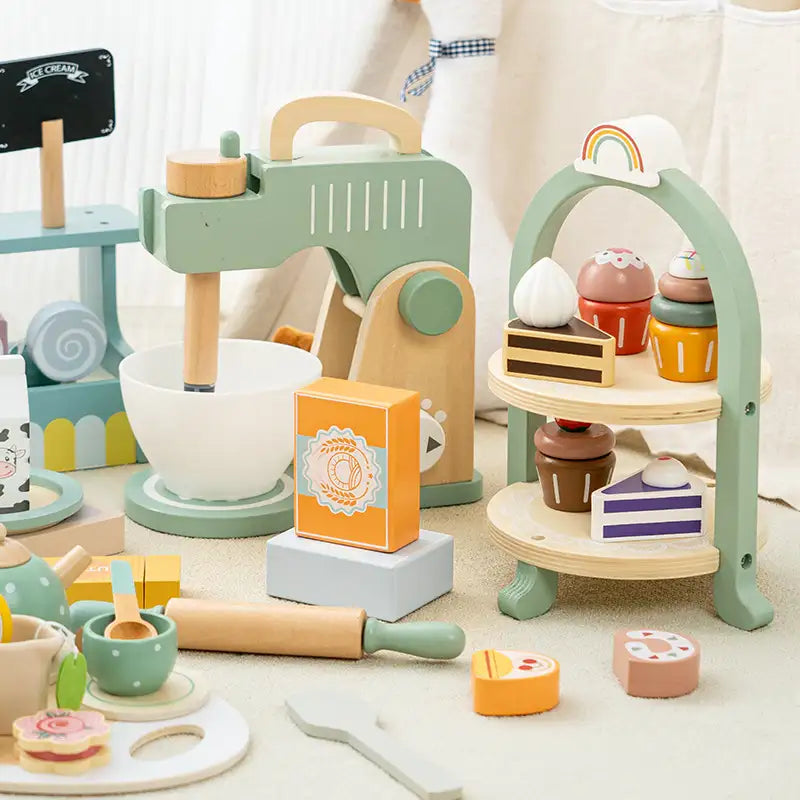 Wooden Kitchen Toys - Lunamoa