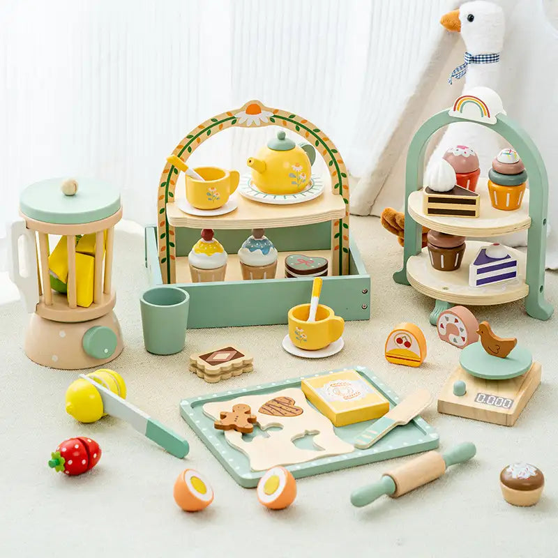 Wooden Kitchen Toys - Lunamoa