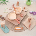Wooden Play Kitchen for Toddlers - Lunamoa