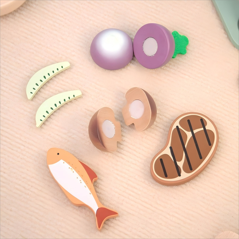 Wooden Play Kitchen for Toddlers - Lunamoa